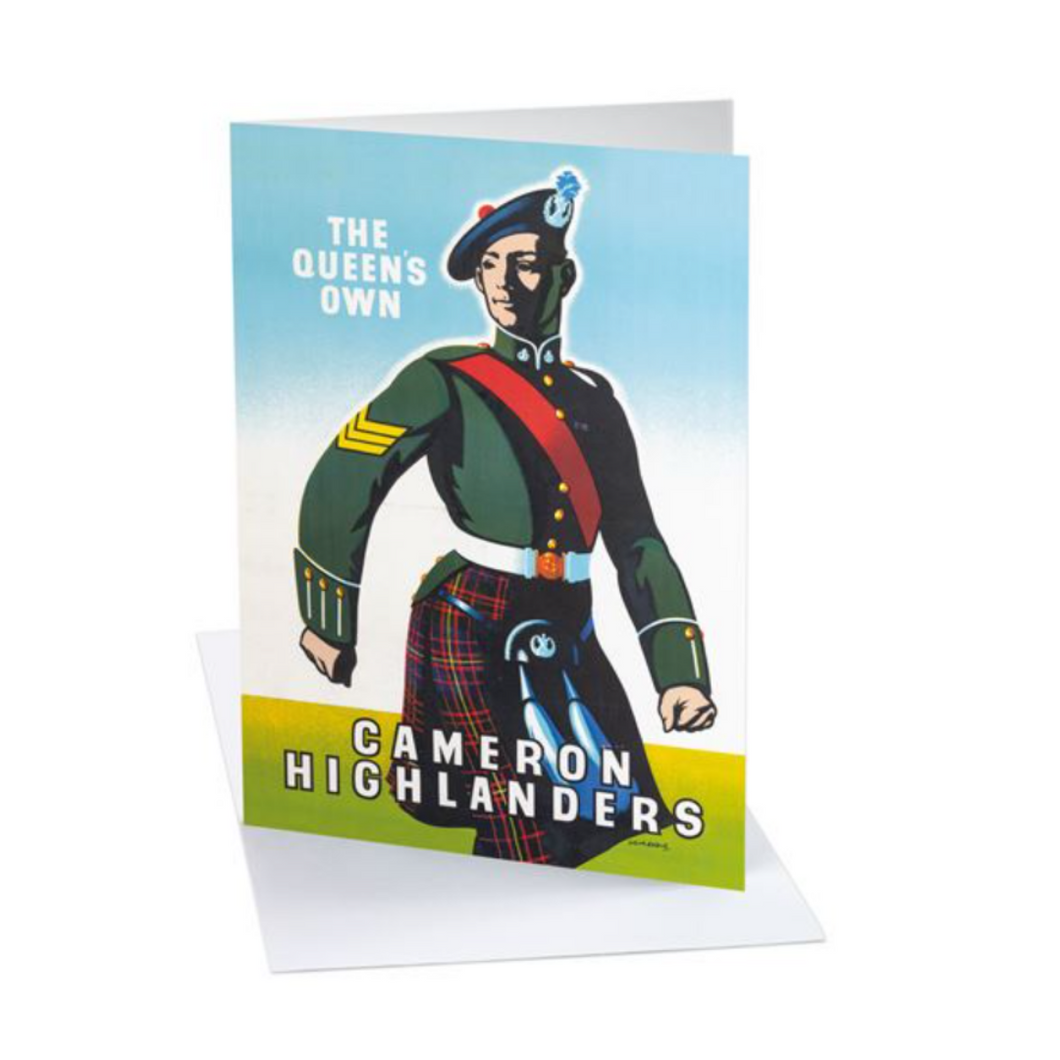 Card - The Queen's Own Cameron Highlanders
