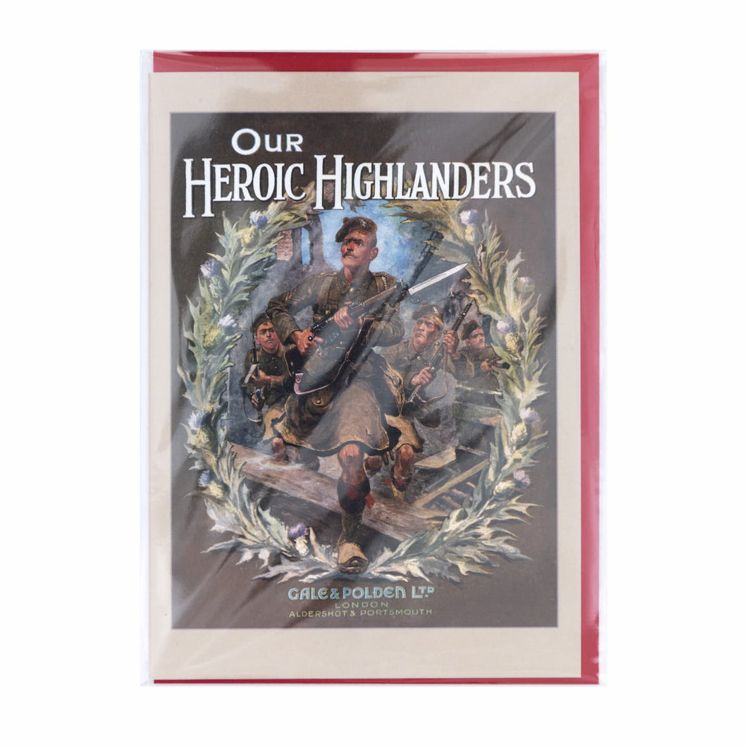 Card - Our Heroic Highlanders