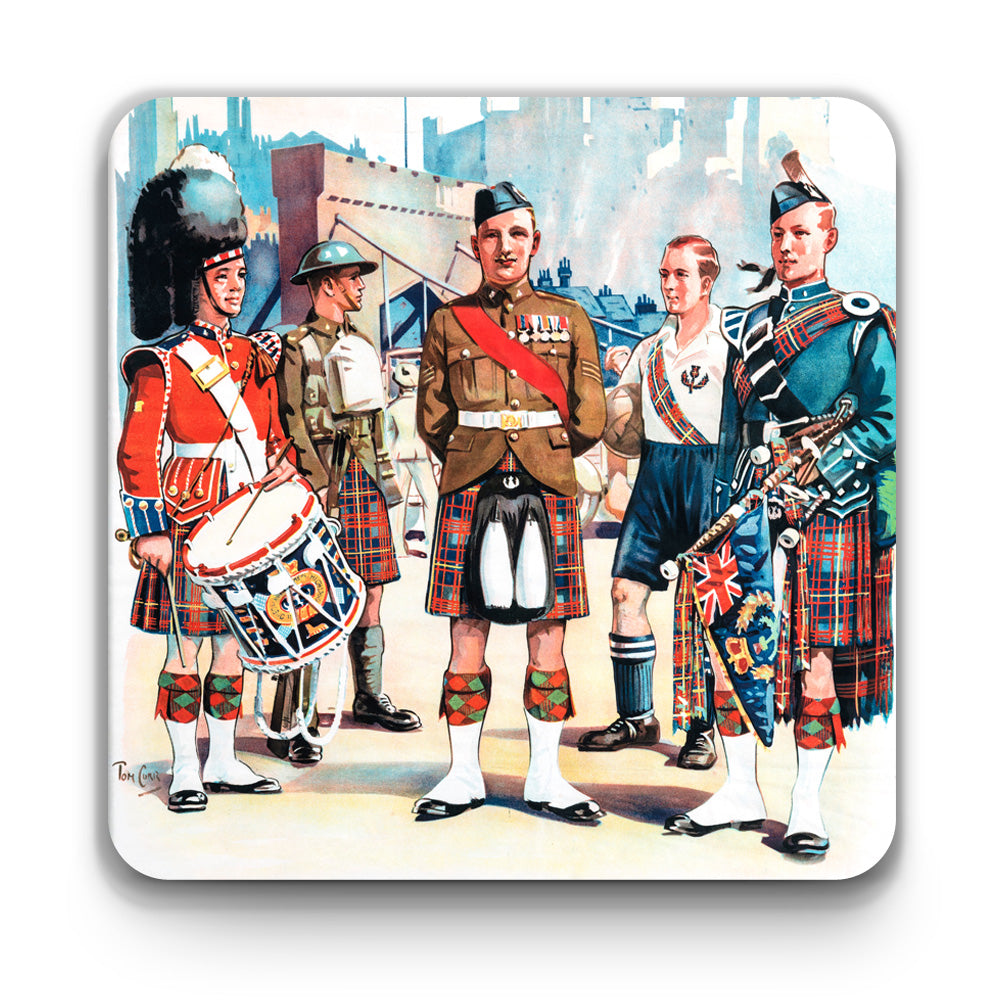The Queen's Own Cameron Highlanders Coaster