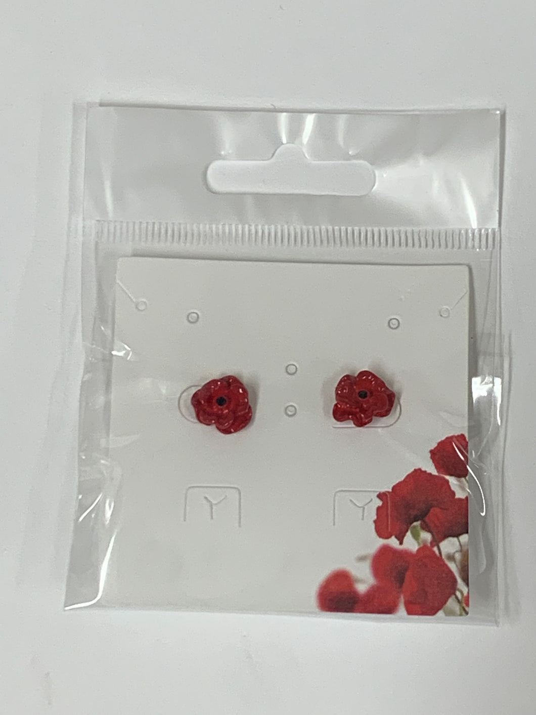 Red Poppy Earrings